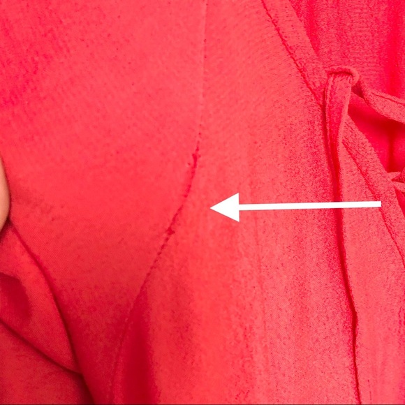 Madewell Lace Up Flutter Sleeve Loose Fit Dress - Picture 6 of 11